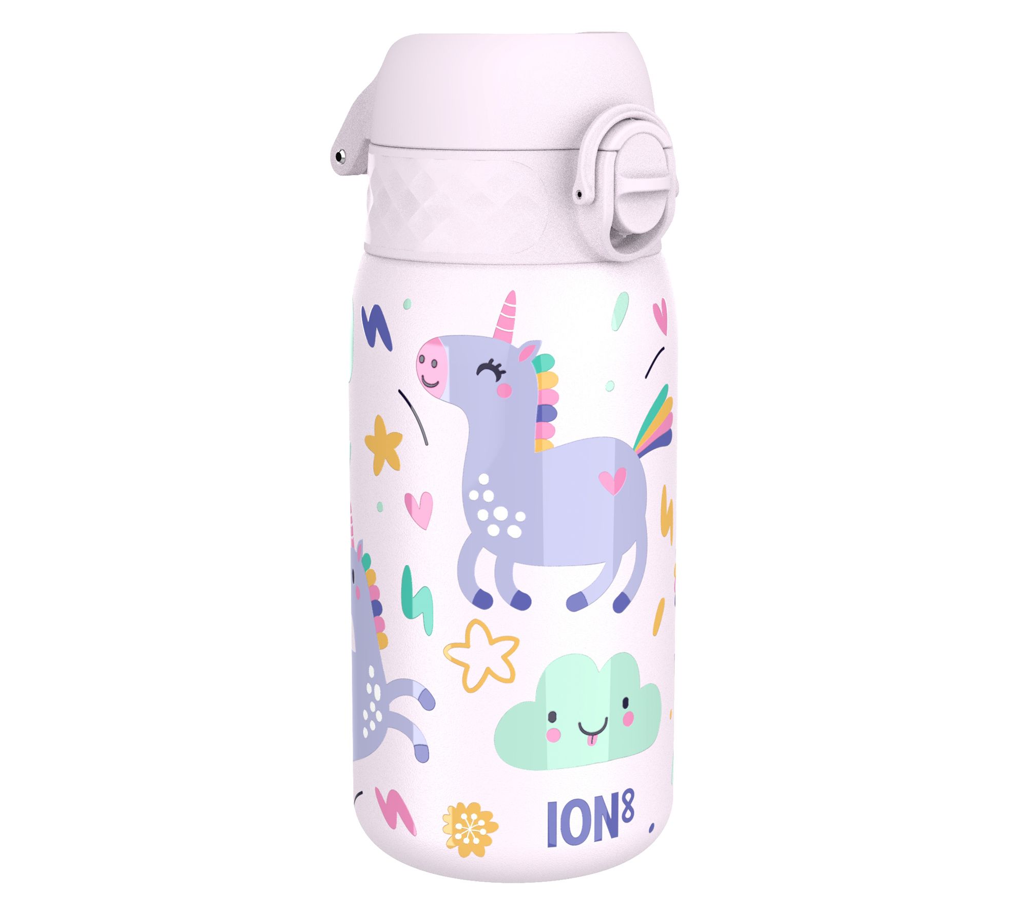 Ion8 11oz Double Walled Stainless Steel Water Bottle -Flip Top