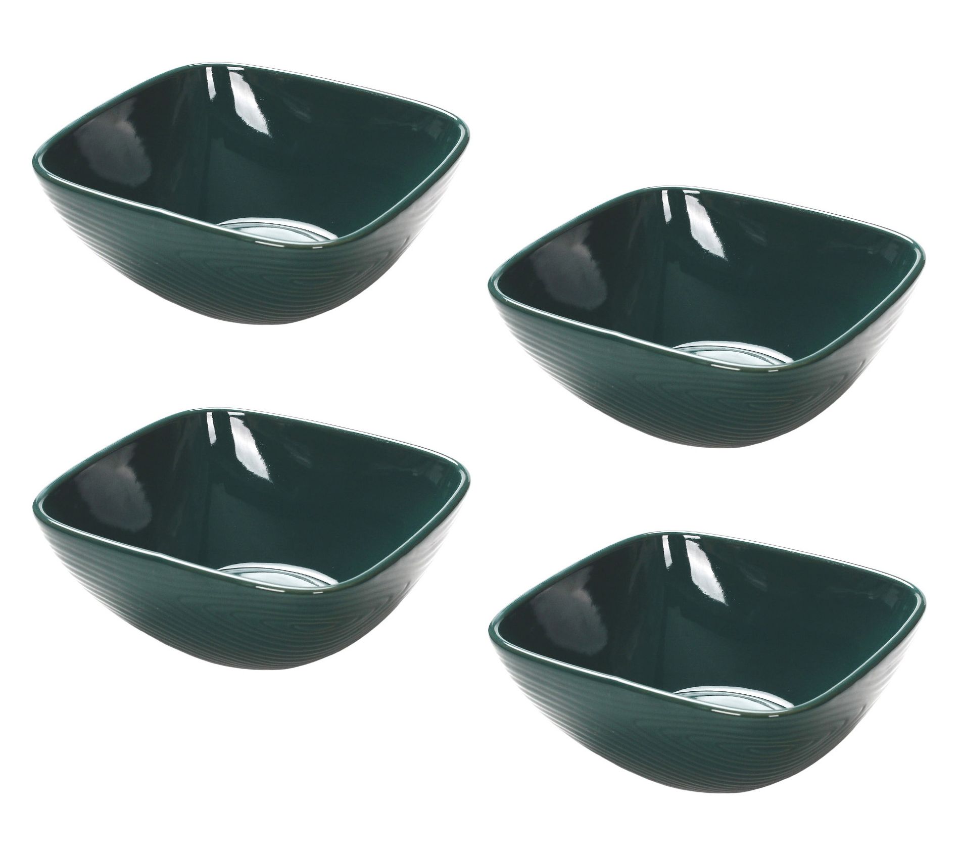 "As Is" Temp-tations Woodland Set of (4) 24-oz Cereal Bowls
