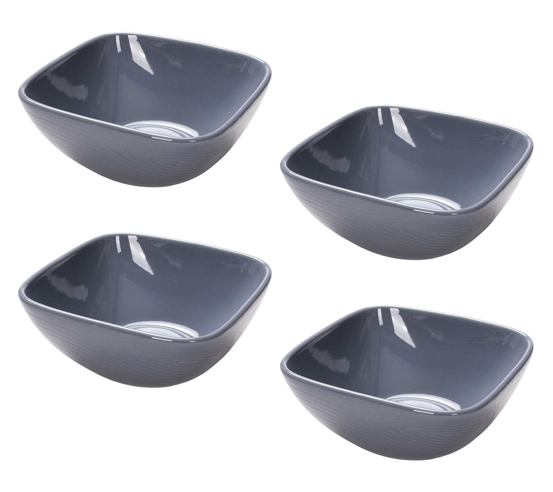"As Is" Temp-tations Woodland Set of (4) 24-oz Cereal Bowls