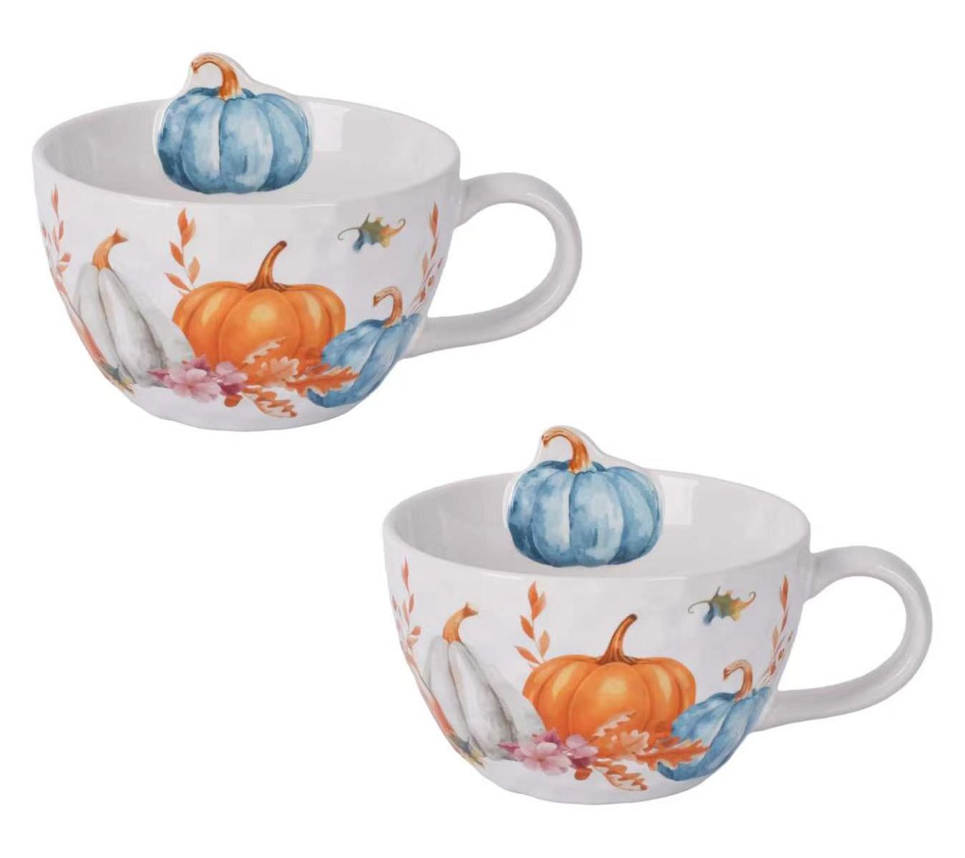 Temp-tations Set of 2 22-oz Peek-a-Boo Soup Bowls