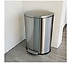iTouchless SoftStep Semi-Round 13.2 Gallon StepTrash Can, 1 of 4