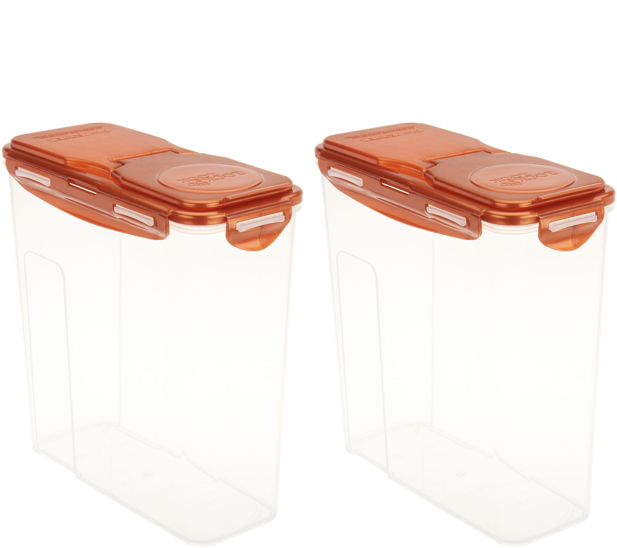 LocknLock Set of 2 Pantry Storage Containers w/ Pour Spout