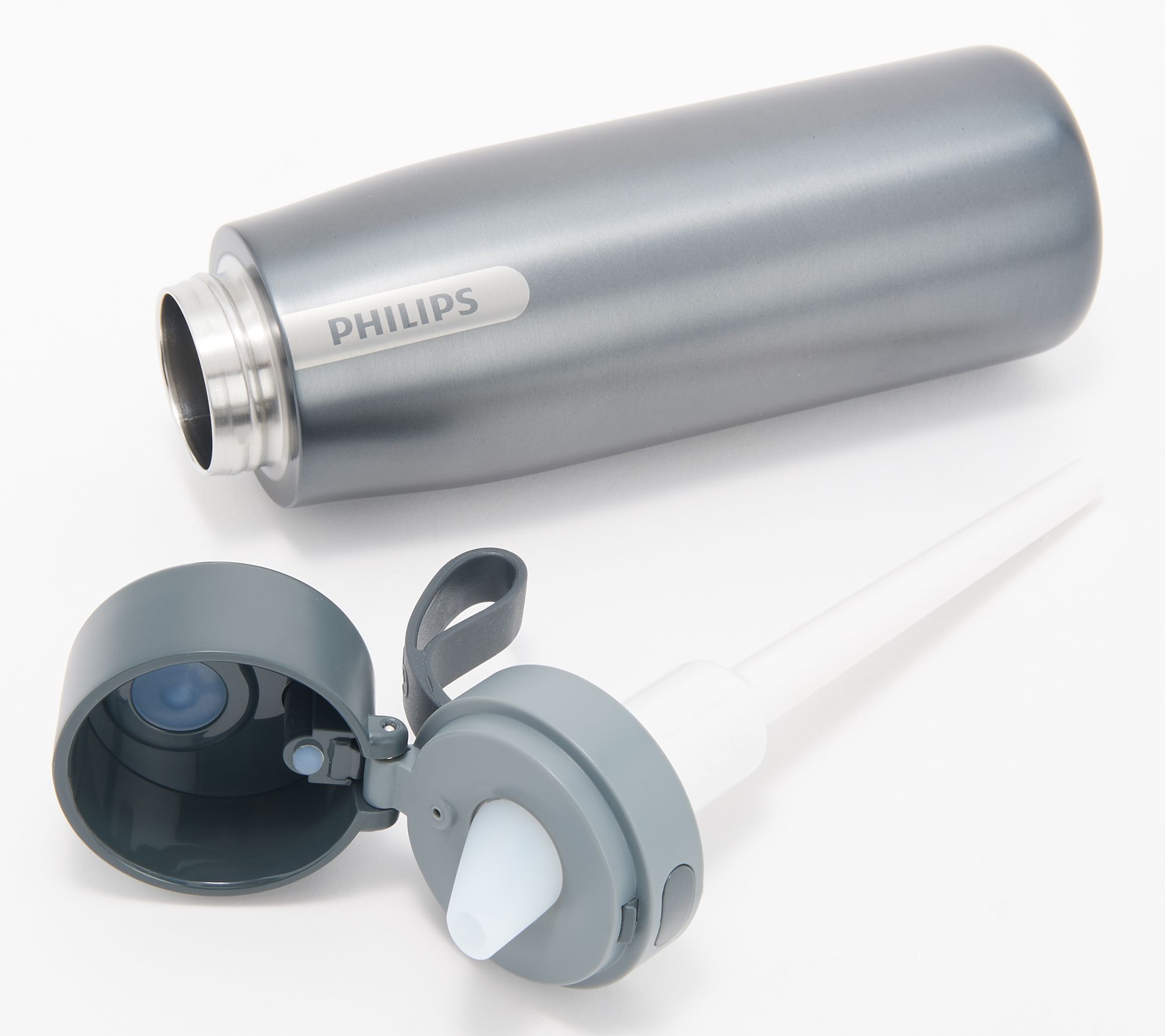 Philips GoZero 18.6oz. Insulated Stainless Steel Water Bottle Water Bottle  Filter