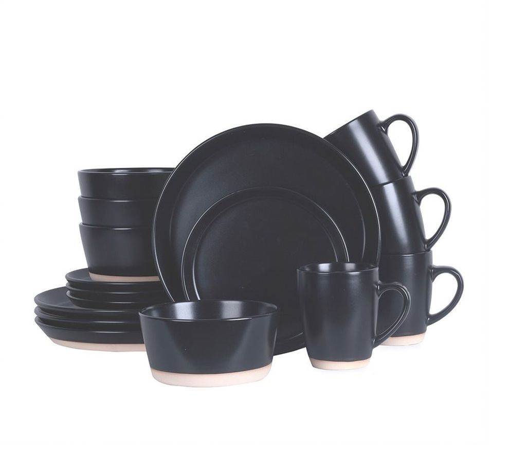 Stone + Lain Jules 16-Piece Stoneware Dinnerware Set