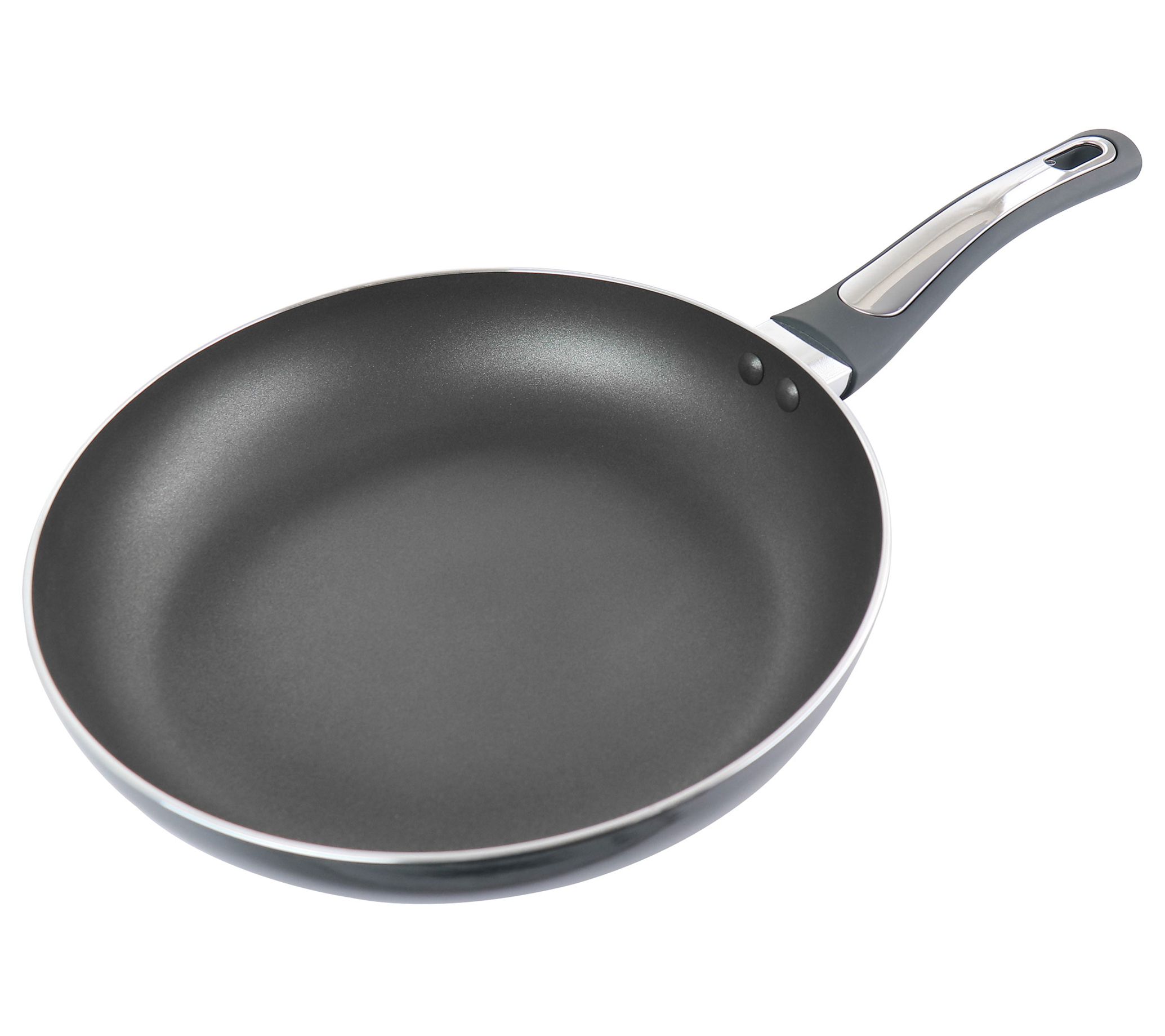 Oster Claybon 8 inch Aluminum Nonstick Frying Pan in Speckled Red