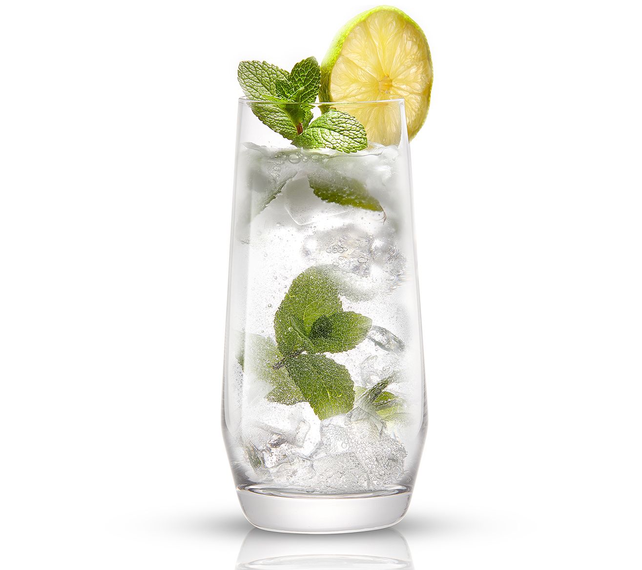 JoyJolt Set of Four 18.5-oz Gwen Crystal Highball Glasses - QVC.com