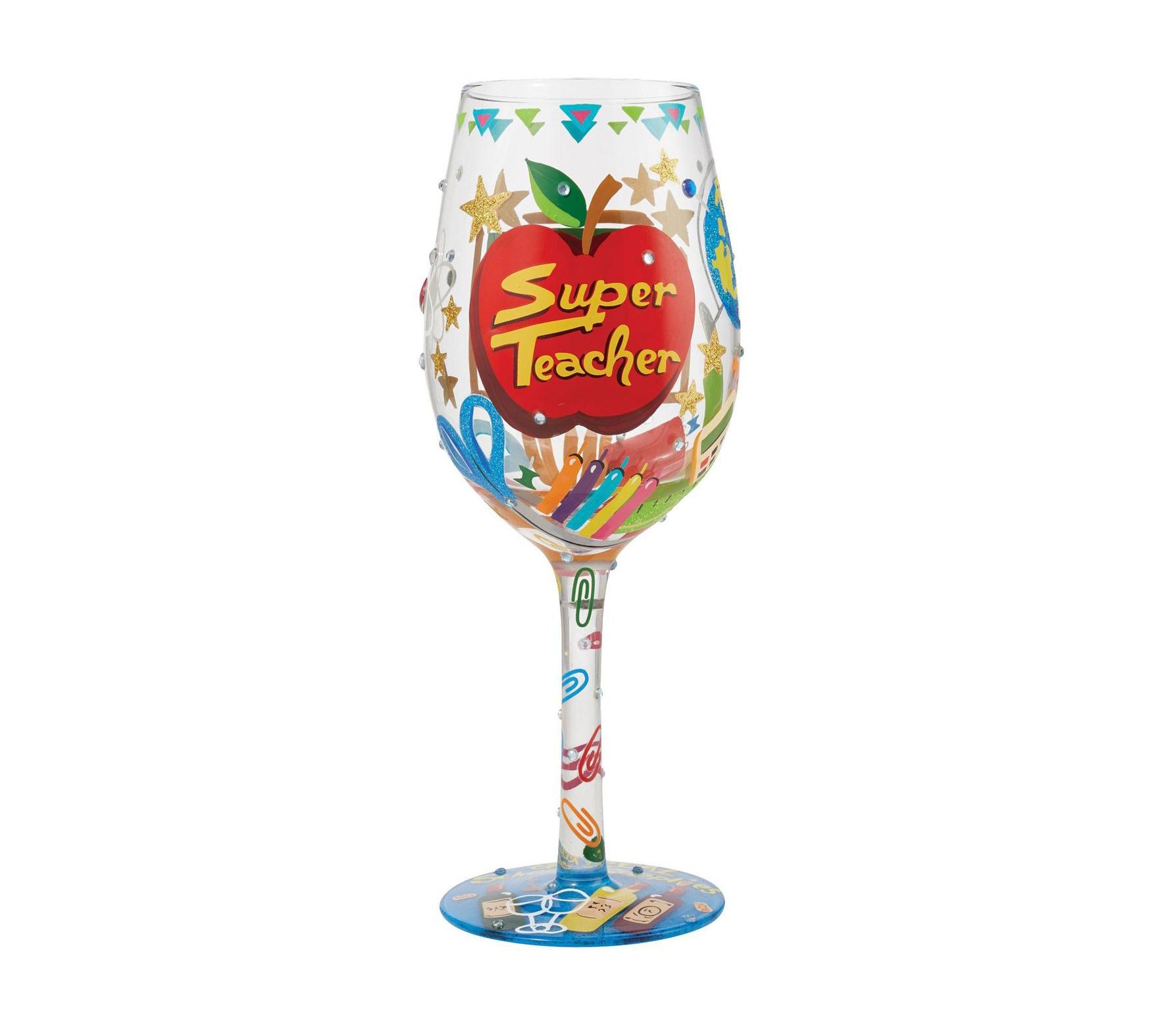 Enesco Lolita 15-oz Super Teacher Wine Glass