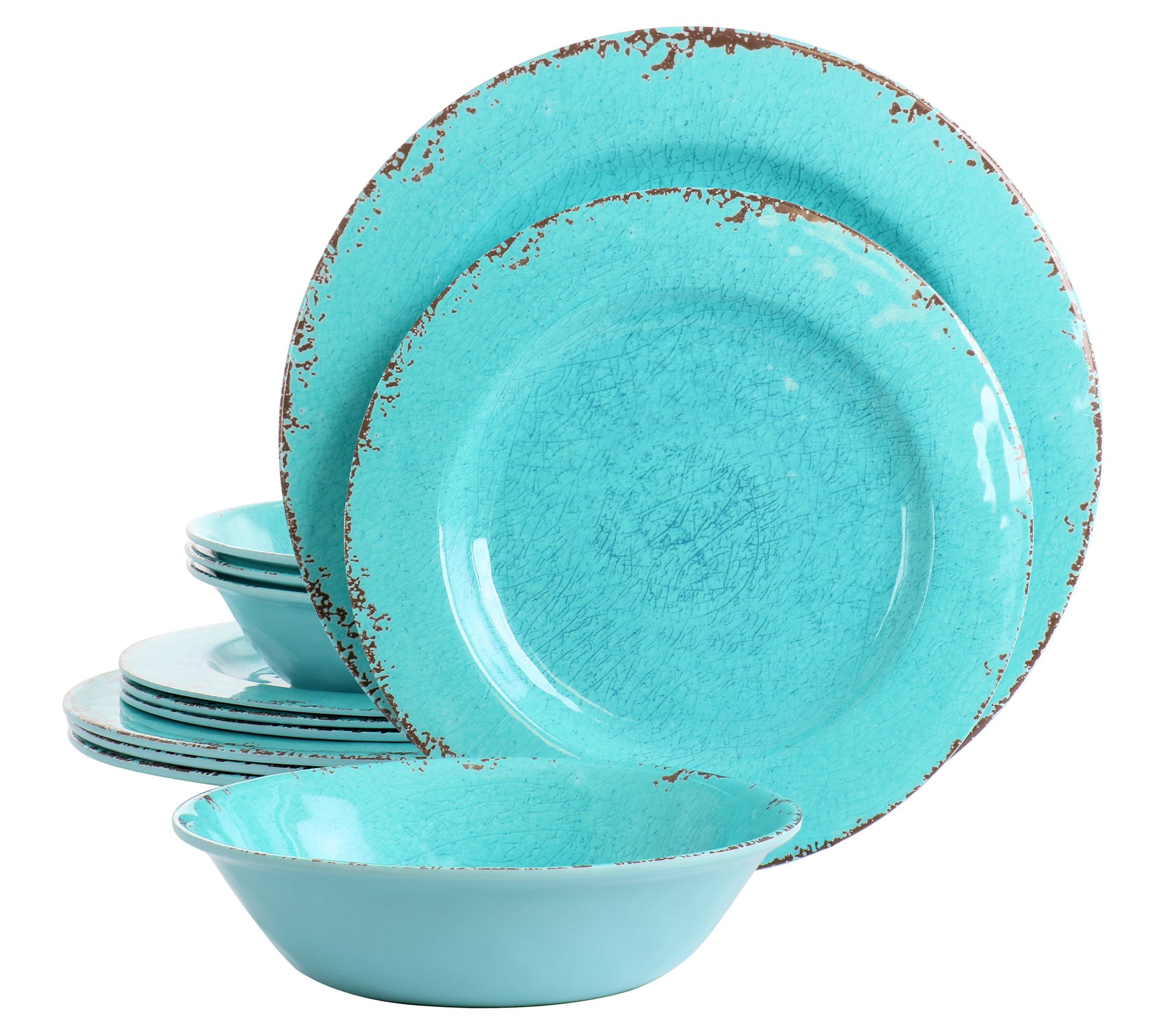 Splendor Round 12-piece Dinnerware Set, Service for 4