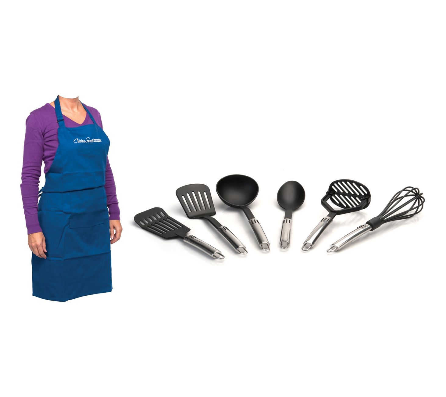 BergHOFF Munich 7Pc Nylon Utensils with Apron