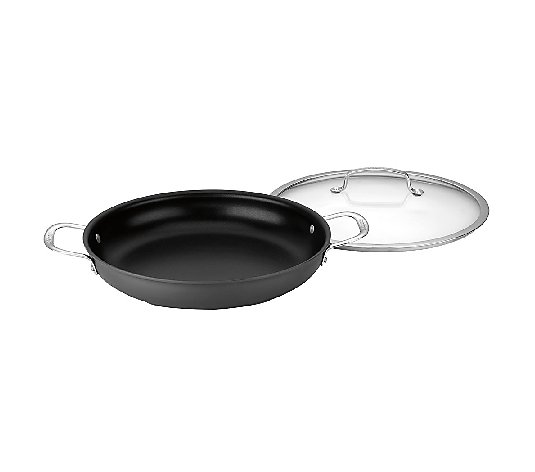 Cuisinart Contour Hard-Anodized 12" Pan with Glass Lid