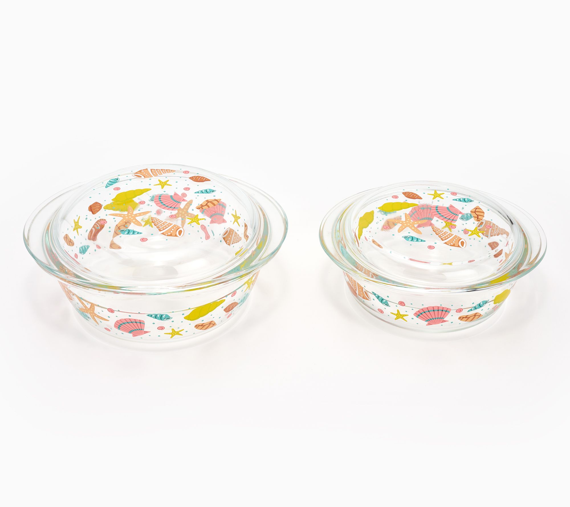 Temp-tations Seasonal 1-qt and 1.75-qt Glass Baking Dish Set