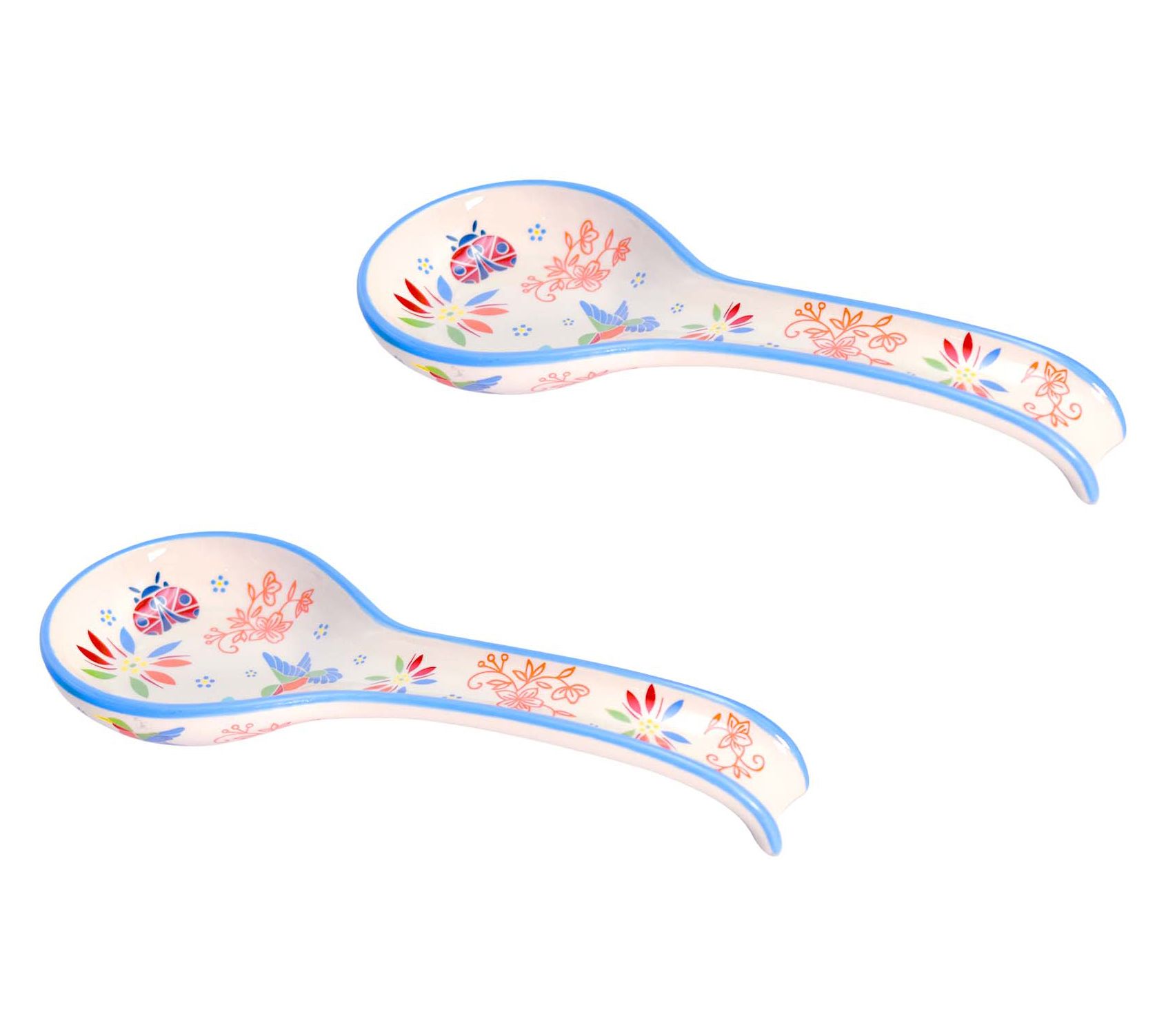 "As Is" Temp-tations Seasonal Set of 2 Long Stem Spoon Rests