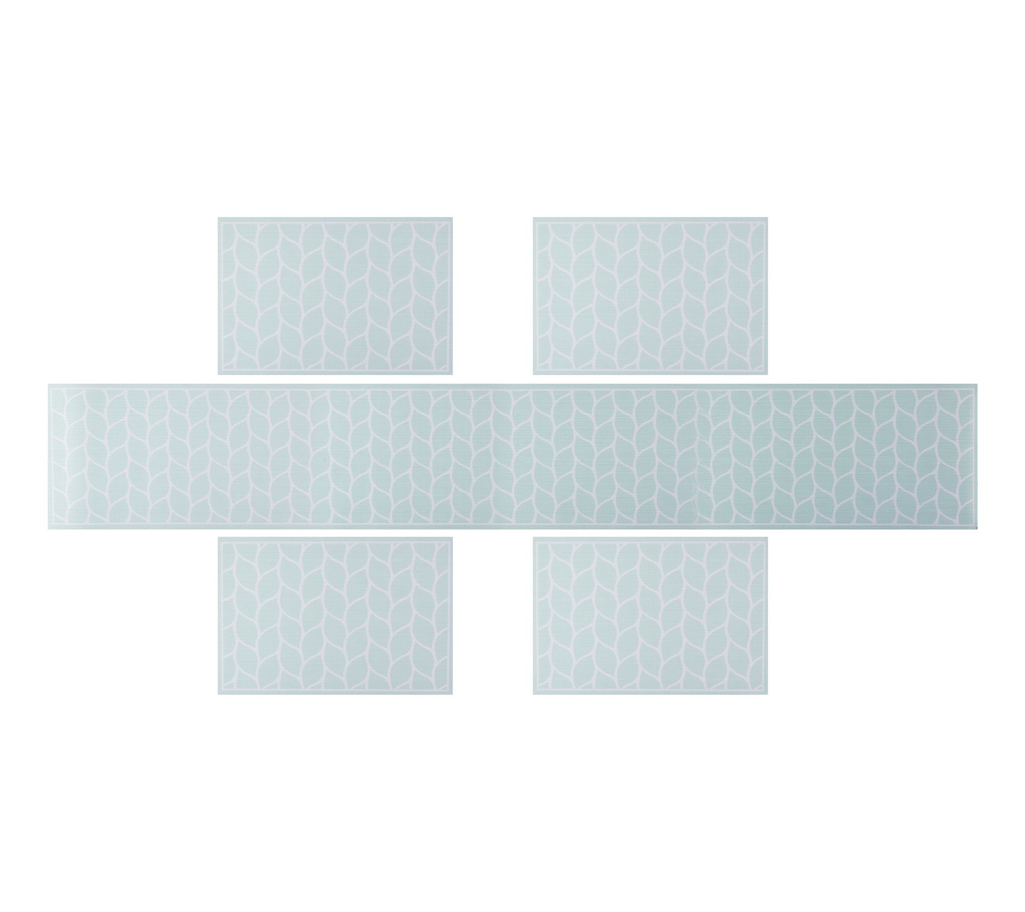 "As Is" Temp-tations Set/4 13" x 19" Placemats & 72" Table Runner
