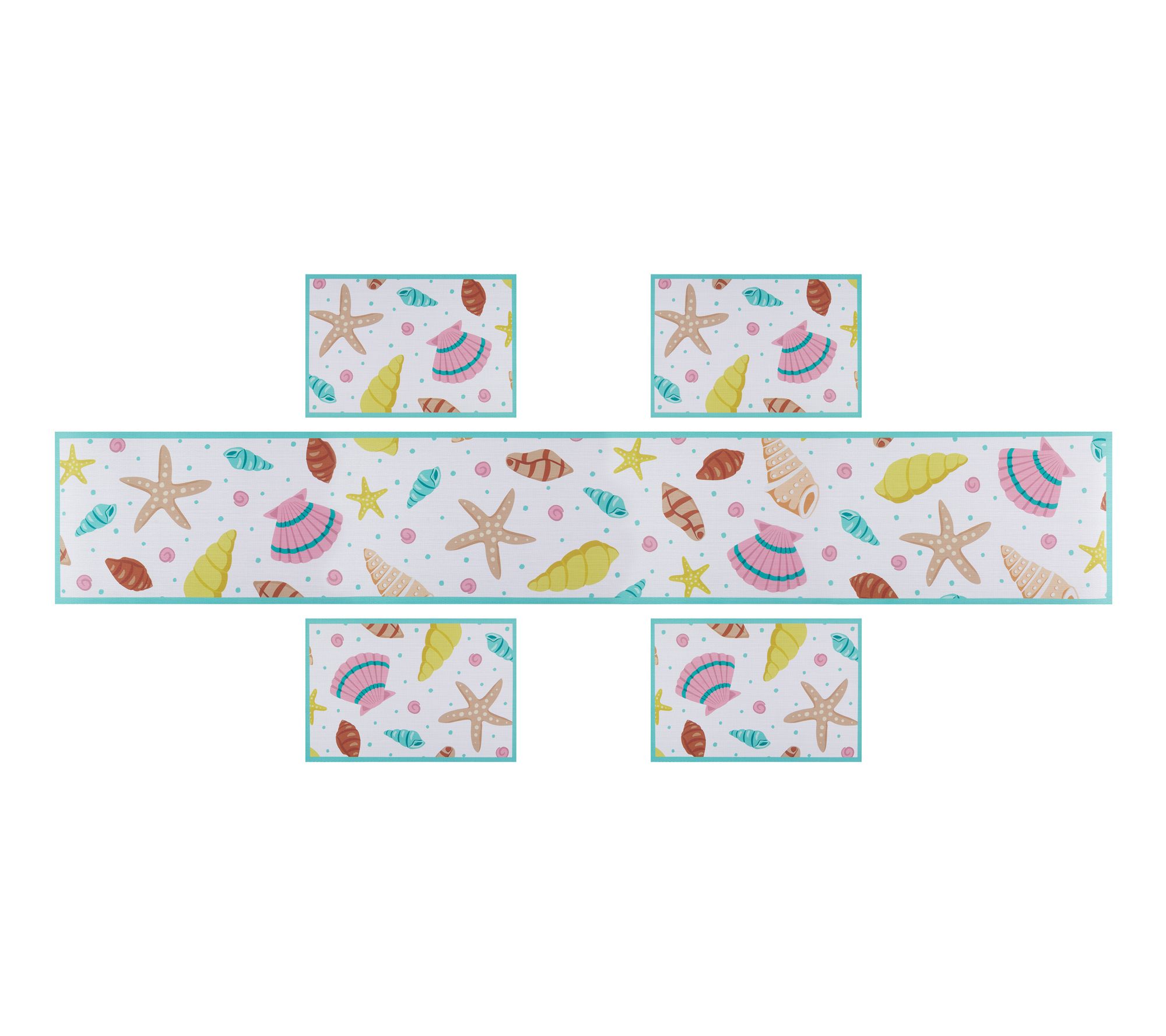 "As Is" Temp-tations Set/4 13" x 19" Placemats & 72" Table Runner