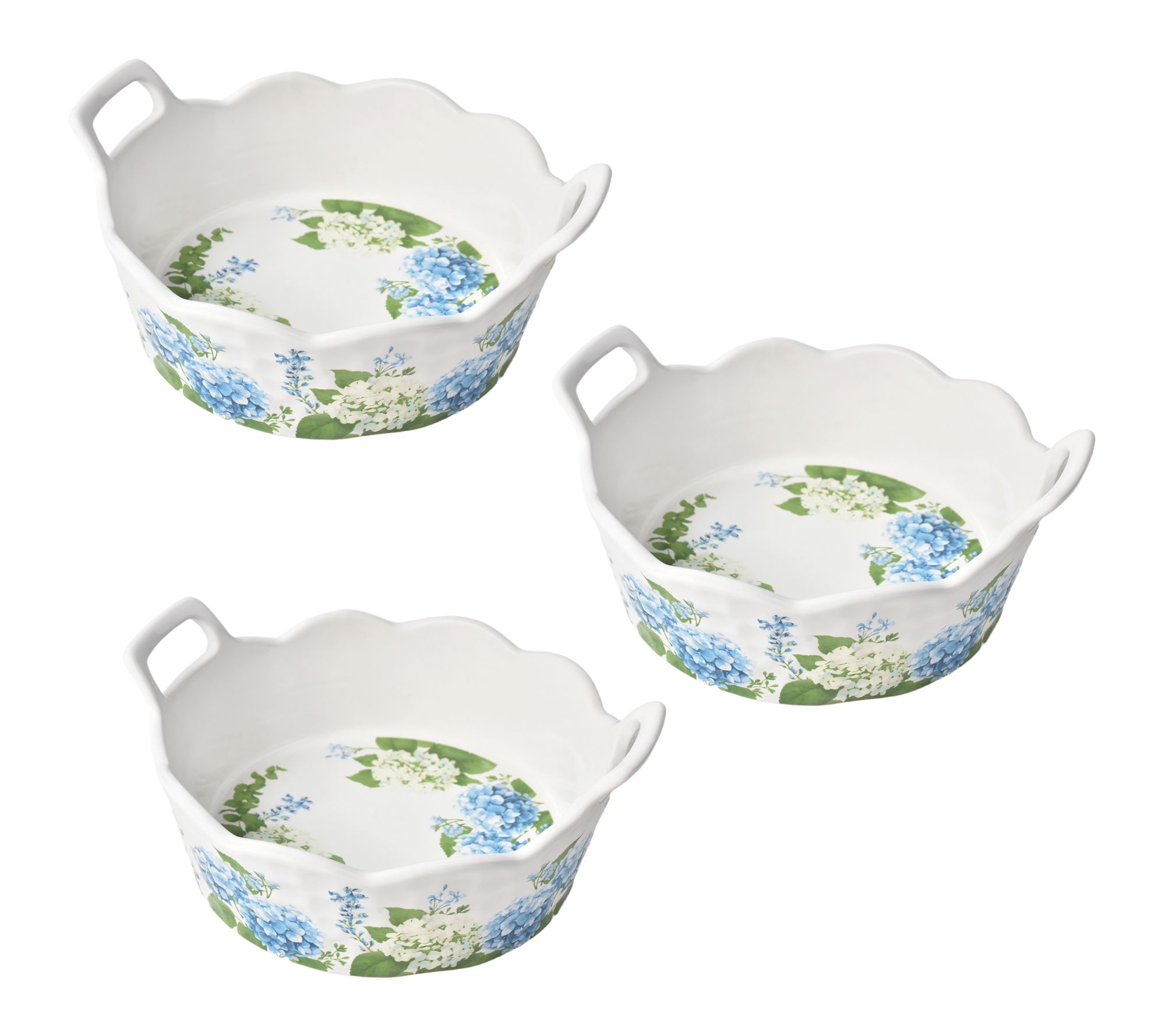 Temp-tations Set of (3) Round Nesting Mini Bakers