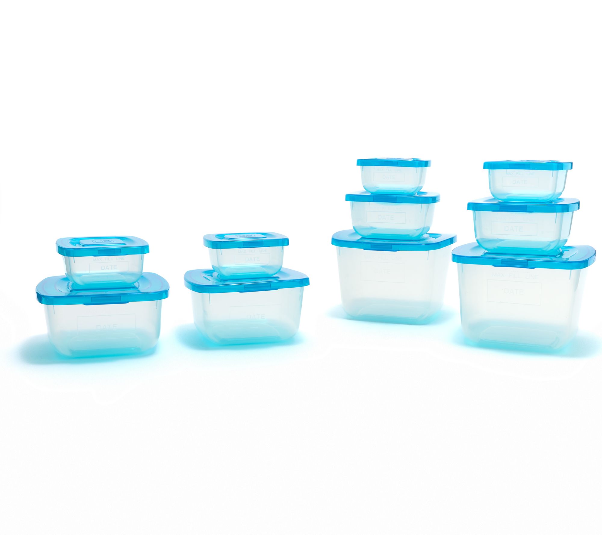  Mr. Lid 10-Piece Food Storage Containers W/ Attached Lids1