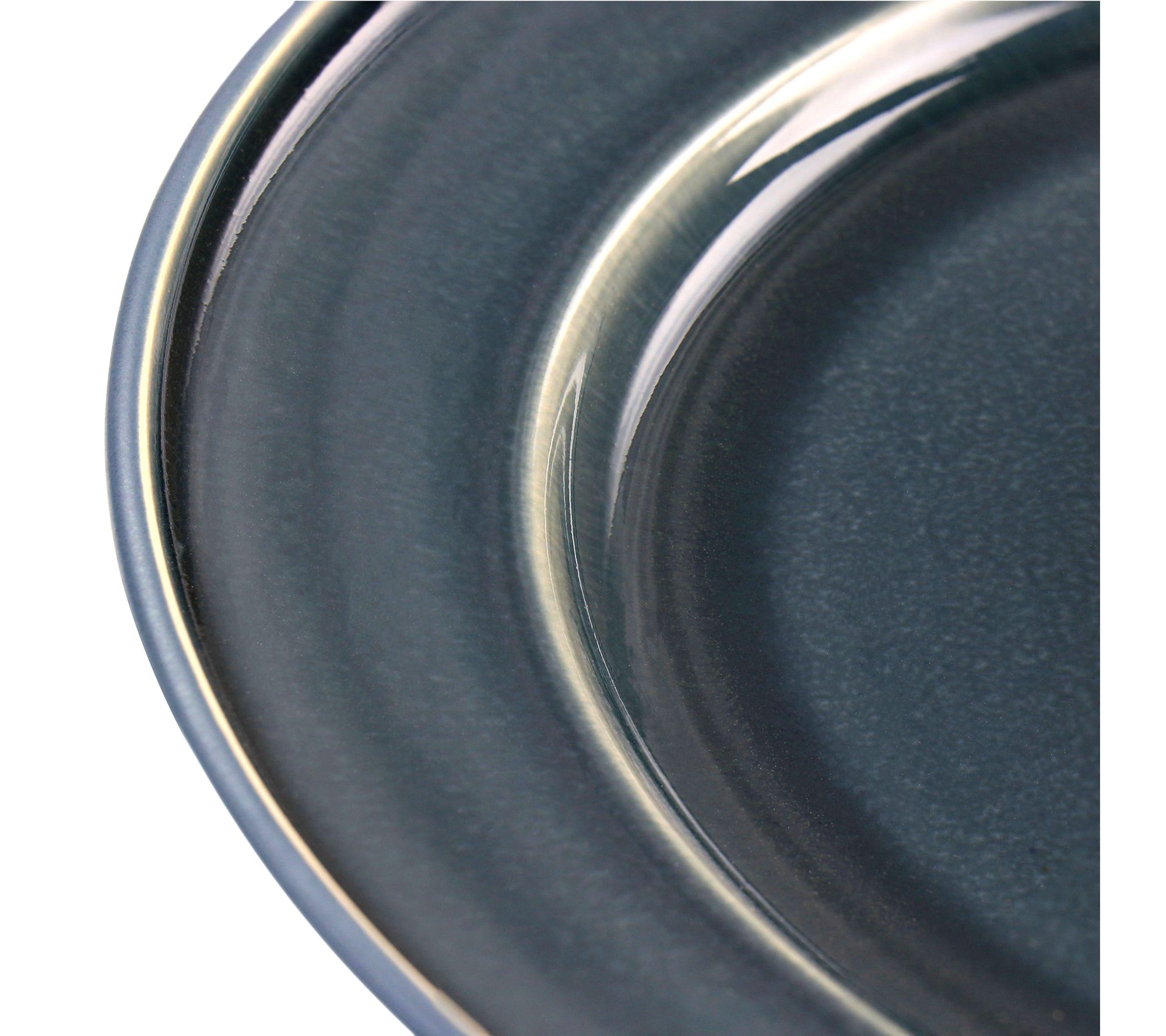 Martha Stewart Set of (6) 10.5 in Speckle Glazed Dinner Plates