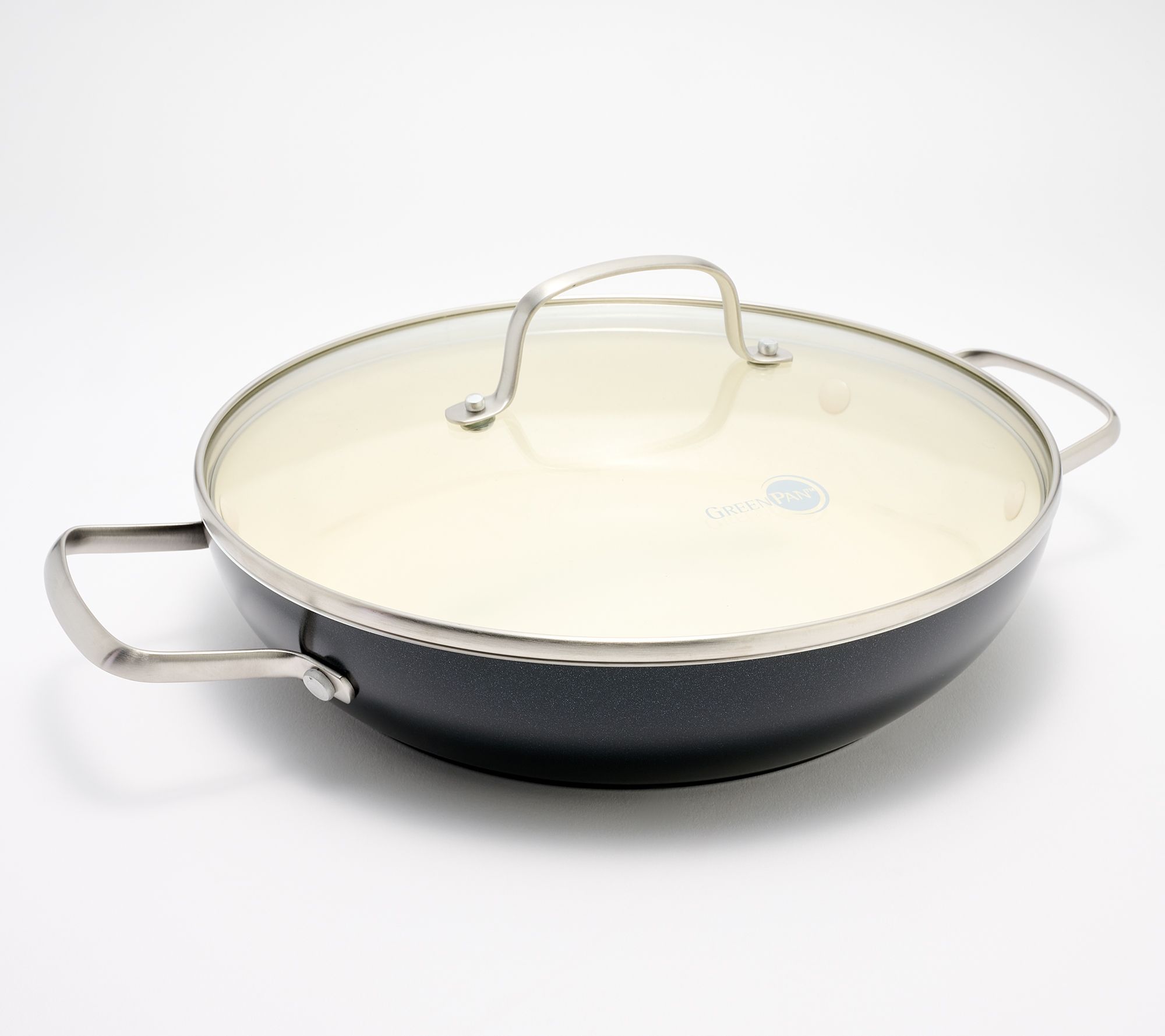 Greendi YMX8324 Nonstick Frying Pan Non Stick Skillet with Glass