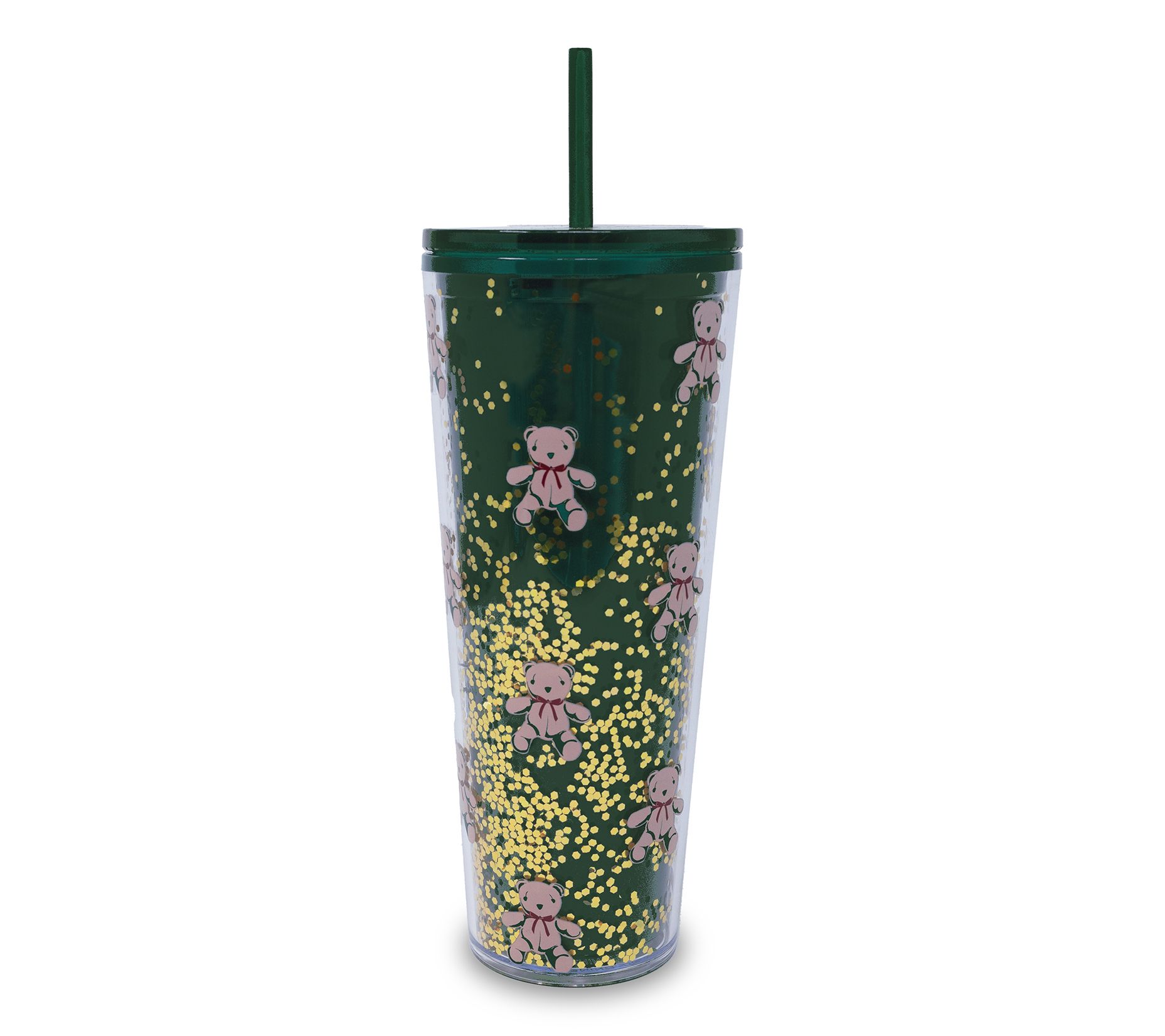 Vera Bradley Double Wall Tumbler with Straw