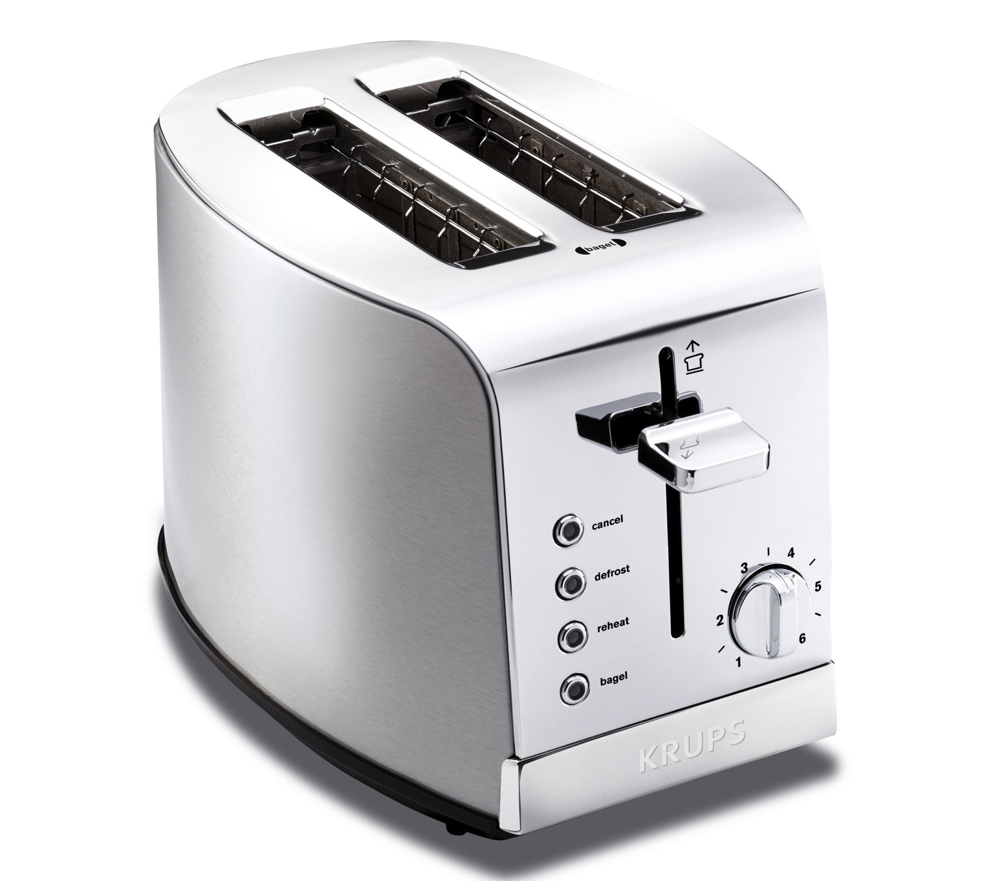 Krups 2-Slice 5-Function Stainless Steel Toaster