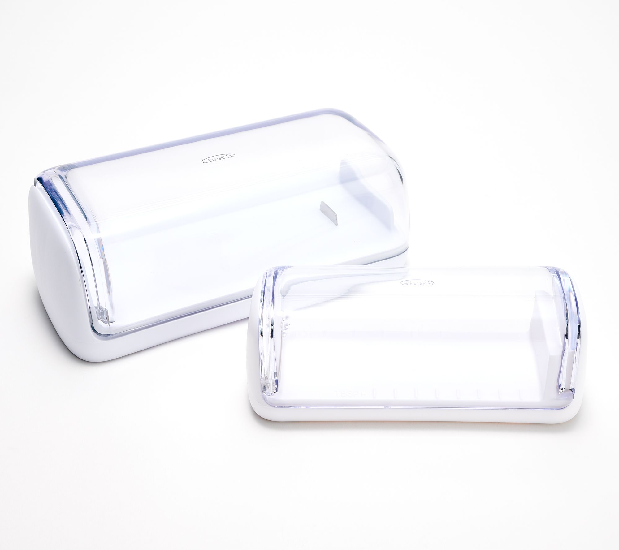 Chef'n Set of 2 Slice & Store Butter & Cheese Dishes