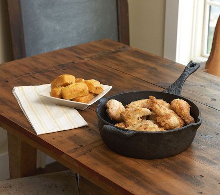 Paula Deen Hammered cast iron 12 chicken fryer, 3 qt. covered sauce pan  ,11 hoecake griddle, 11 Inch square skillet…