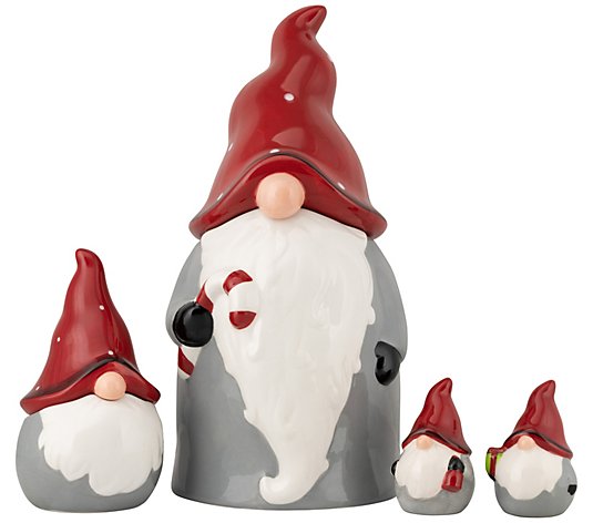10 Strawberry Street Nordic Gnome Canister & Ac cessory Set