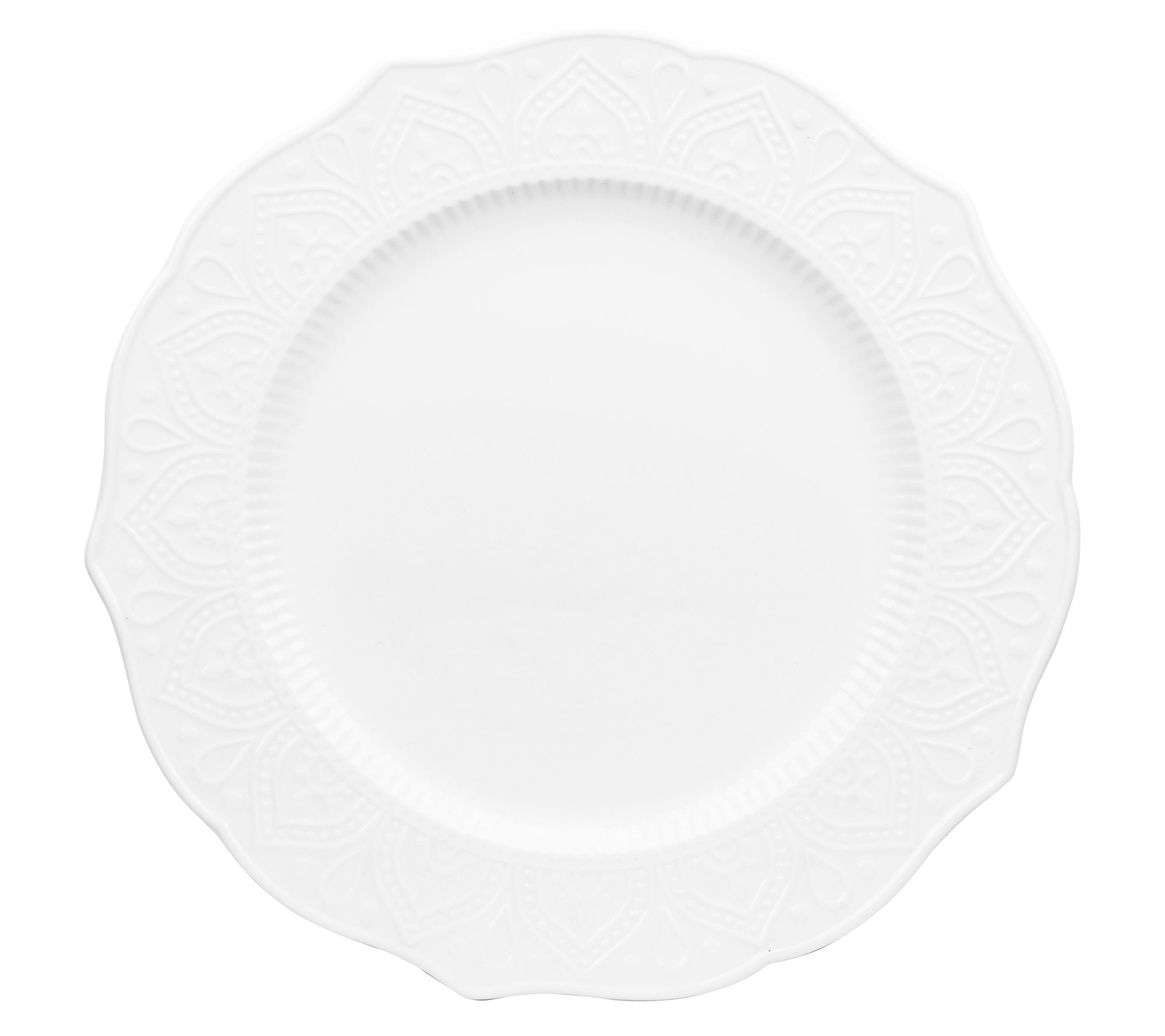 10 Strawberry Street Dahlia Dinner Plate