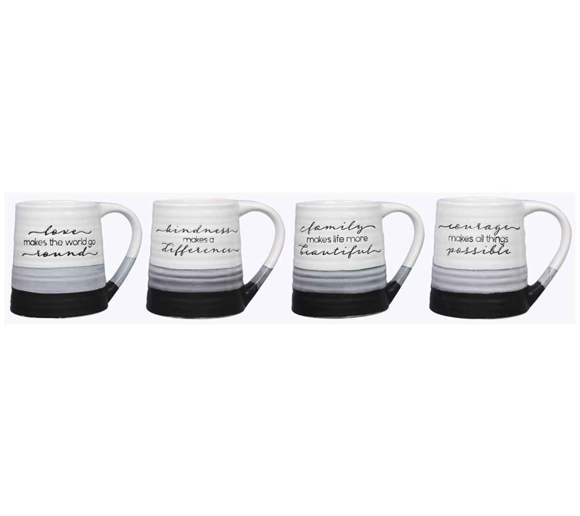 Ceramic Cup Coffee Mug Set - Modern Rustic Coffee