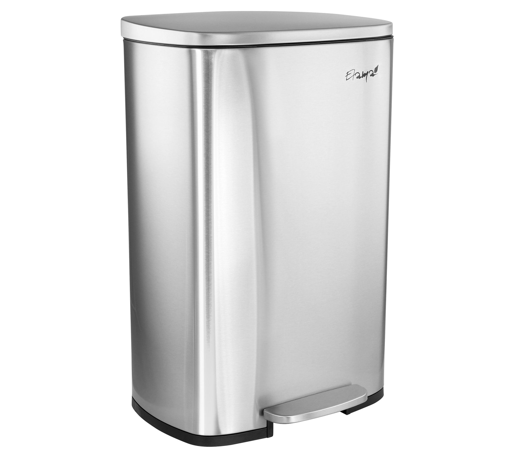 Elama 50 Liter/13 Gallon Stainless Steel Step T ash Bin