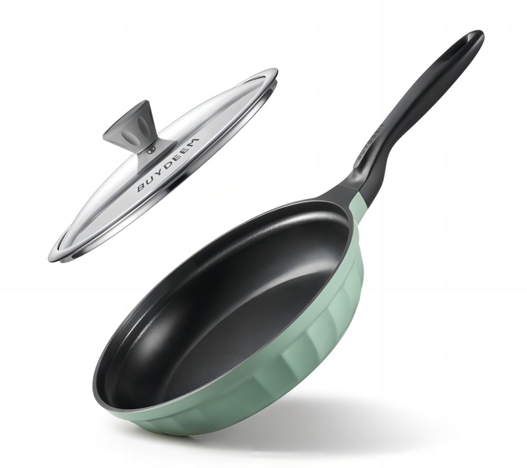 BUYDEEM Cast Aluminum Nonstick Frying Pan