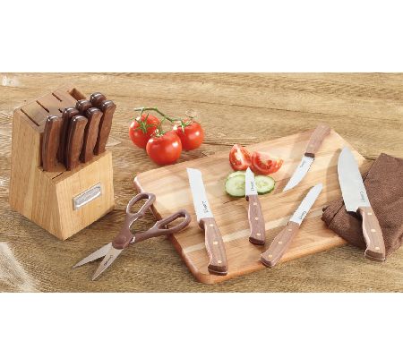 Cuisinart Faux Wood 11-pc. Cutting Board and Knife Set