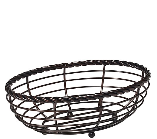 Gourmet Basics by Mikasa Rope Oval Bread Basket