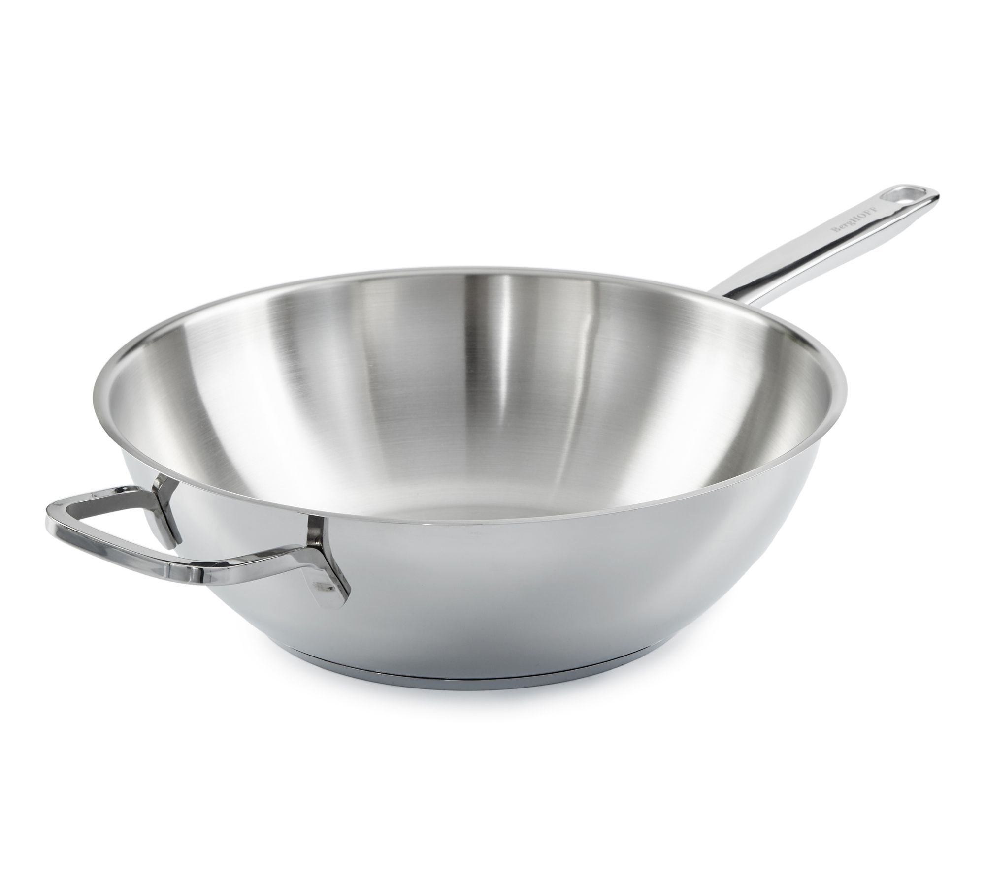 BergHOFF Helix Recycled 18/10 Stainless Steel 12" Wok 5.6qt.