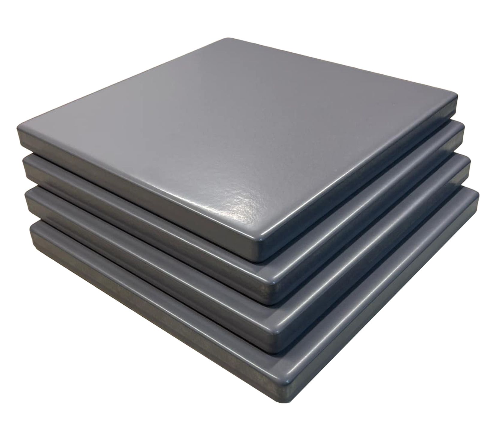 Old Stone Pizza Set of 4 Glazed Cordierite Square Pizza Stones