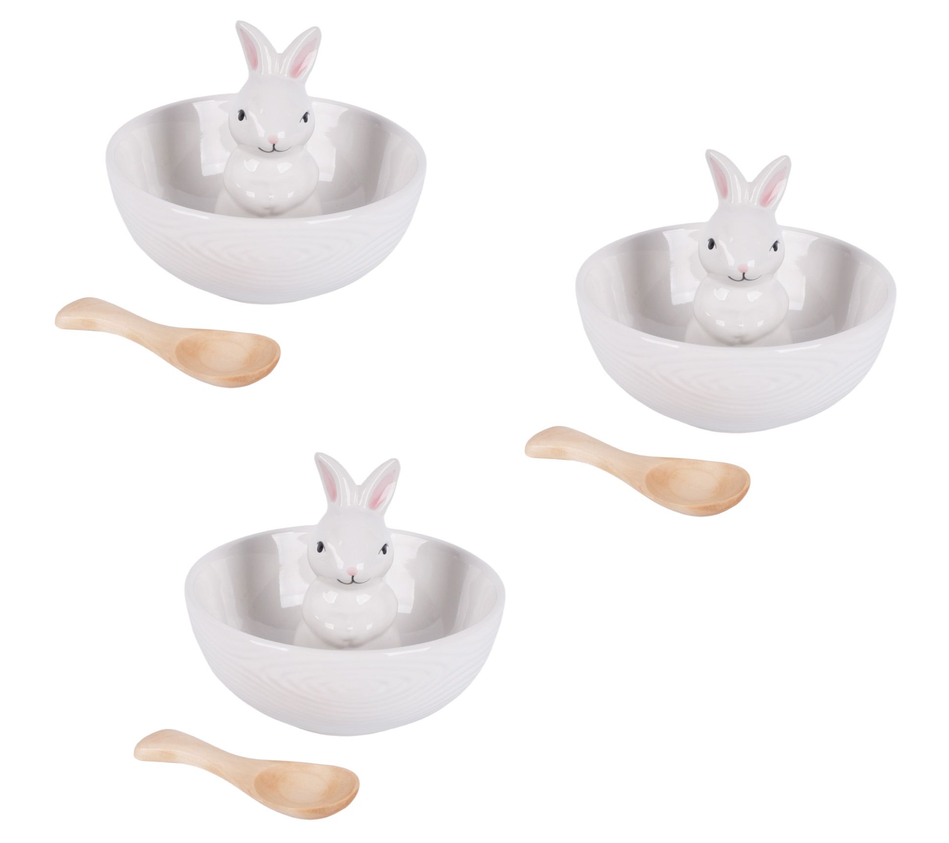 "As Is" Temp-tations Special Edition Candy Dishes w/ Wood Spoons