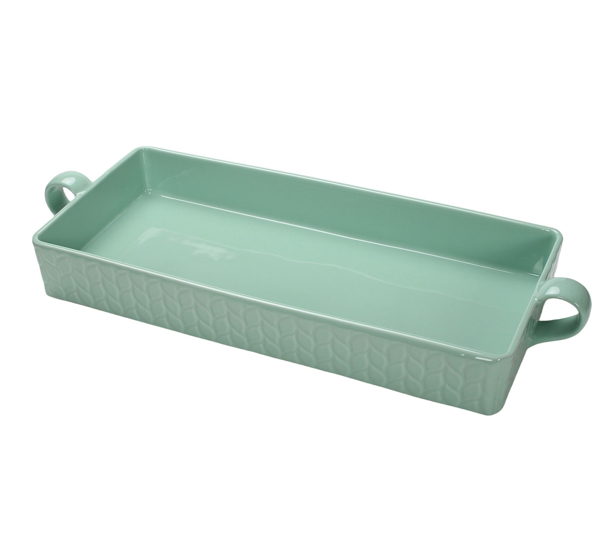 "As Is" Temp-tations Seasonal 18" Serving Tray w/ Wrap Handles