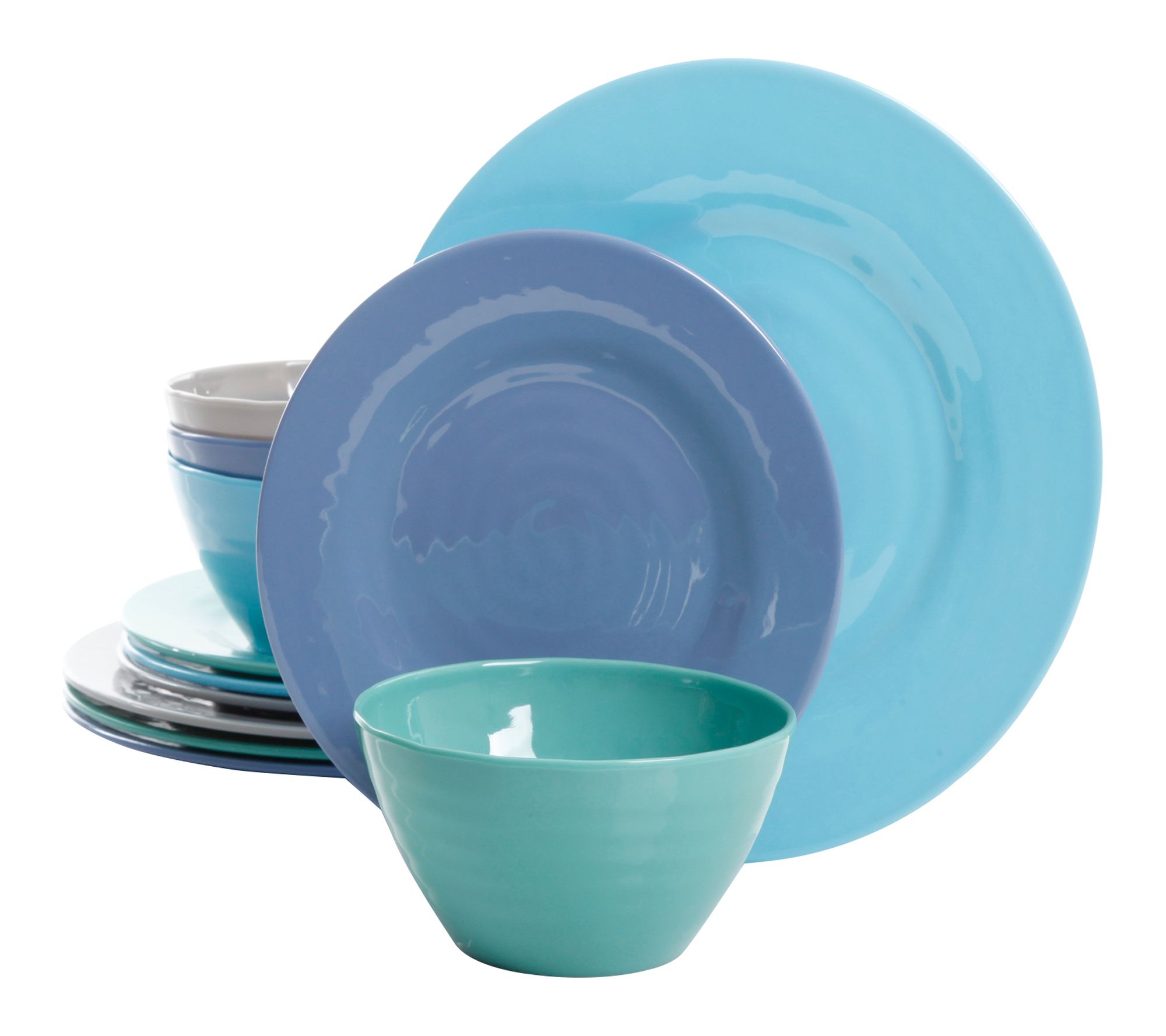 Gibson Brist 12 Piece Dinnerware Set