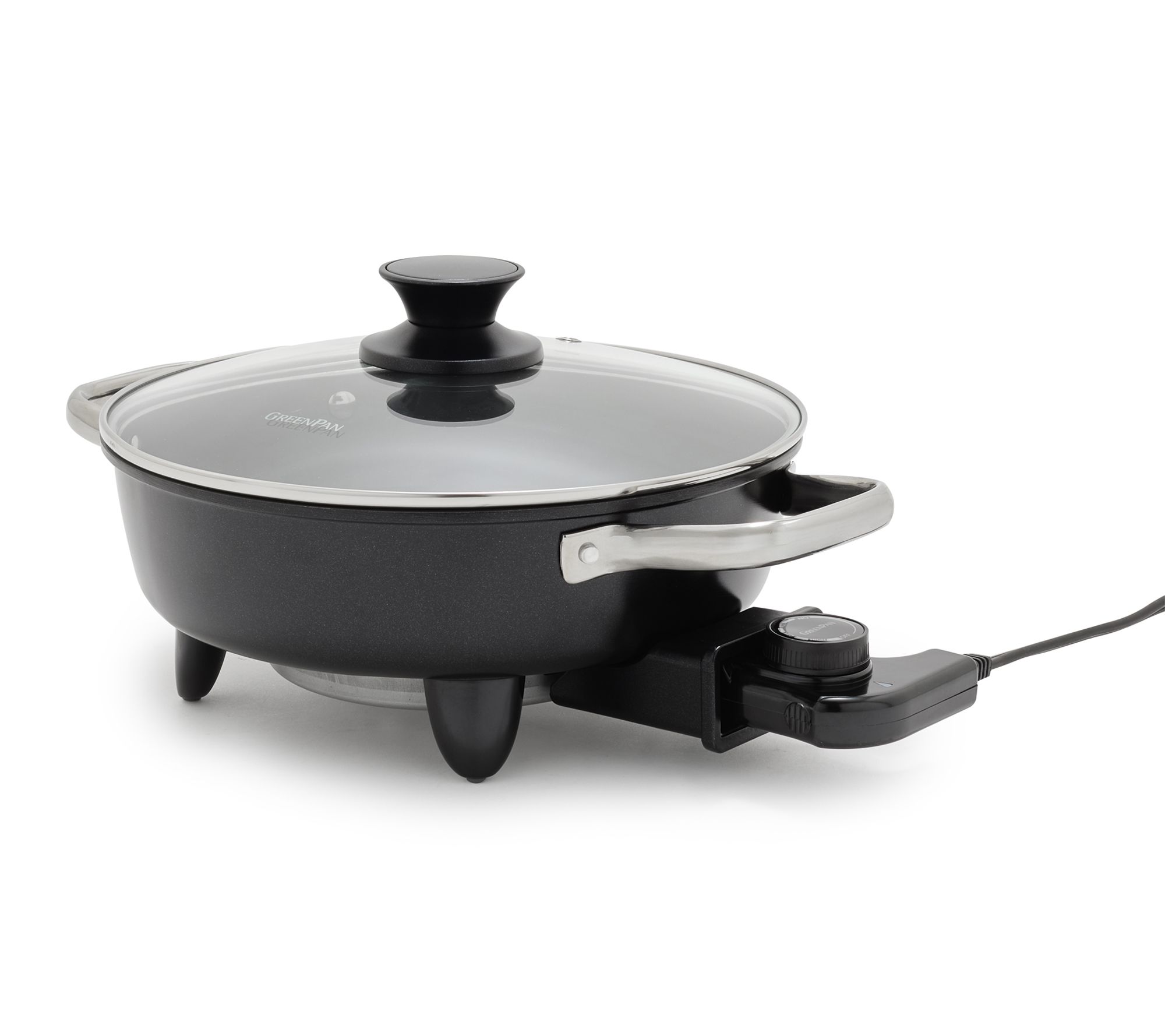 GreenPan 10" Nonstick Electric Skillet with Glass Lid