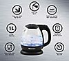 Elite Gourmet 1L Electric Glass Water Kettle, Black, 4 of 6