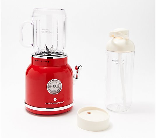 vocal industry visual Cook's Essentials Retro Personal Blender w/ Jar & To Go Bottle - QVC.com