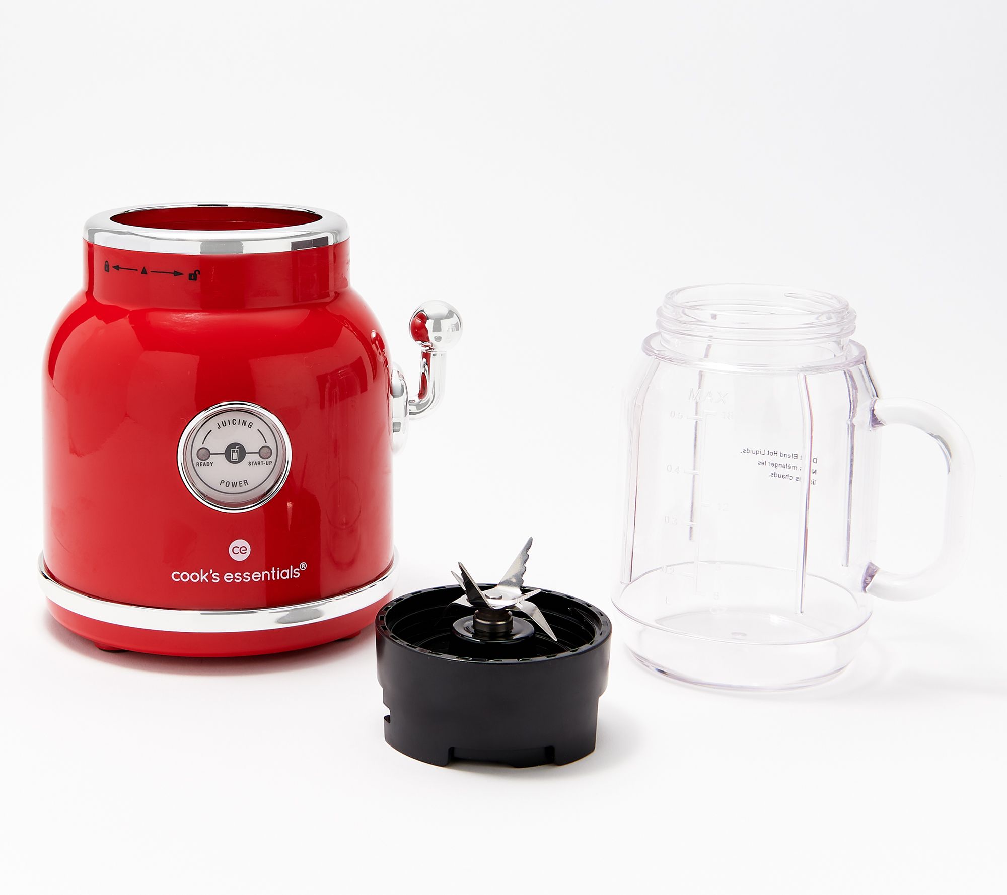 Cook's Essential Retro 18 oz Mason Jar Mug Personal Blender CM-BL1708