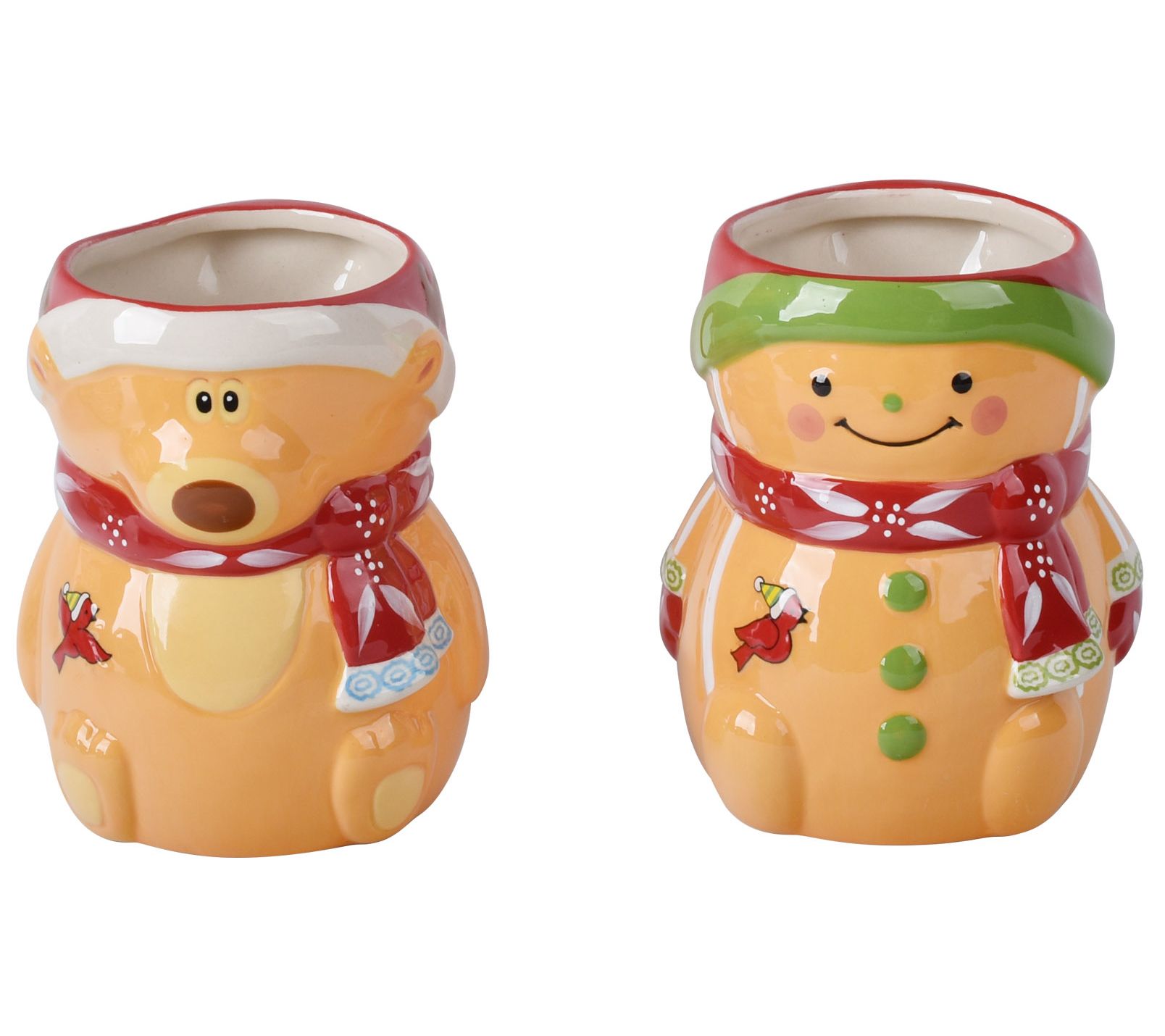 Temp-tations Holiday Set of 2 Flip and Sip Mugs 