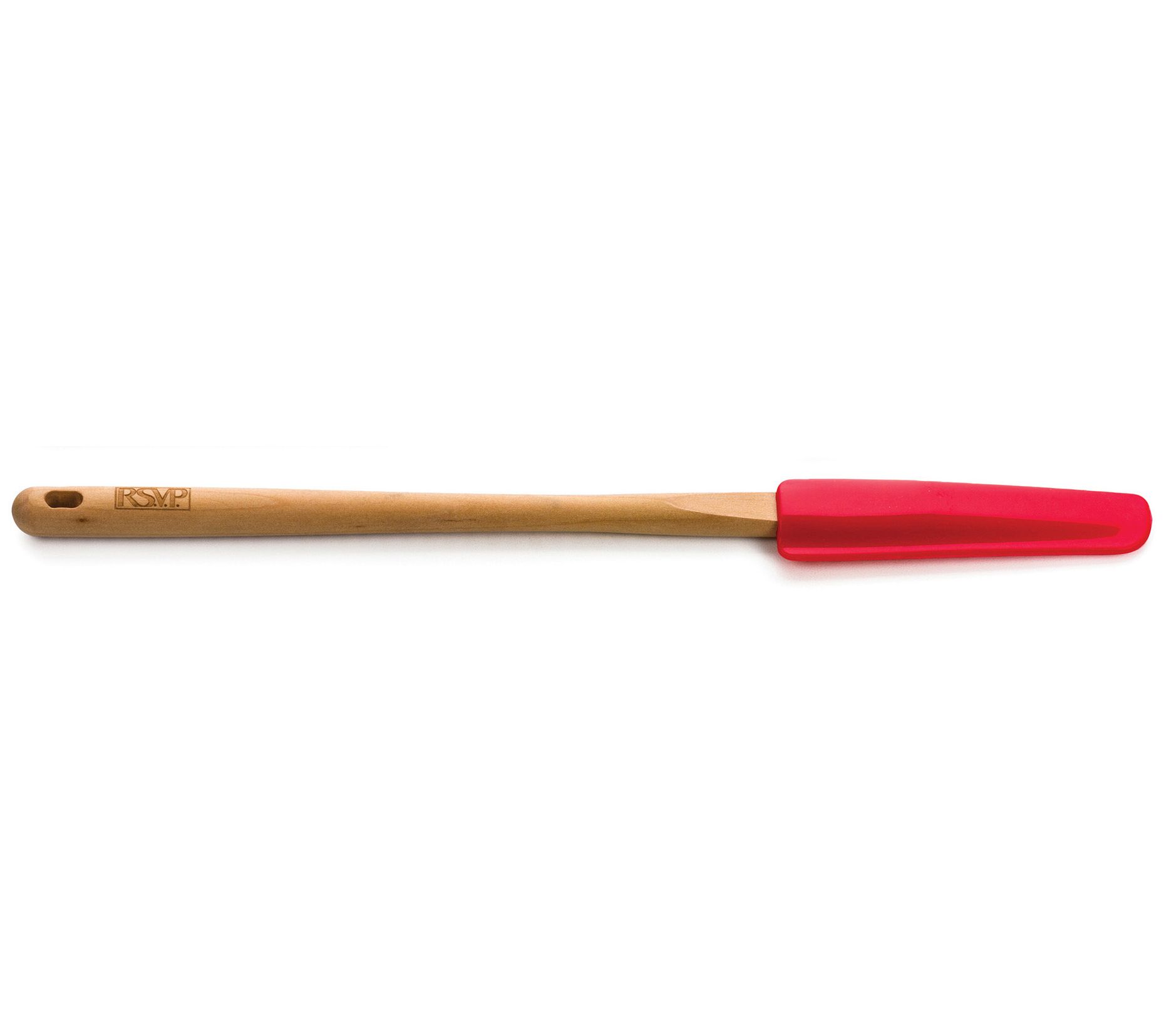RSVP International Kitchen Tool Collection Skinny Spatula, 11.75, Red