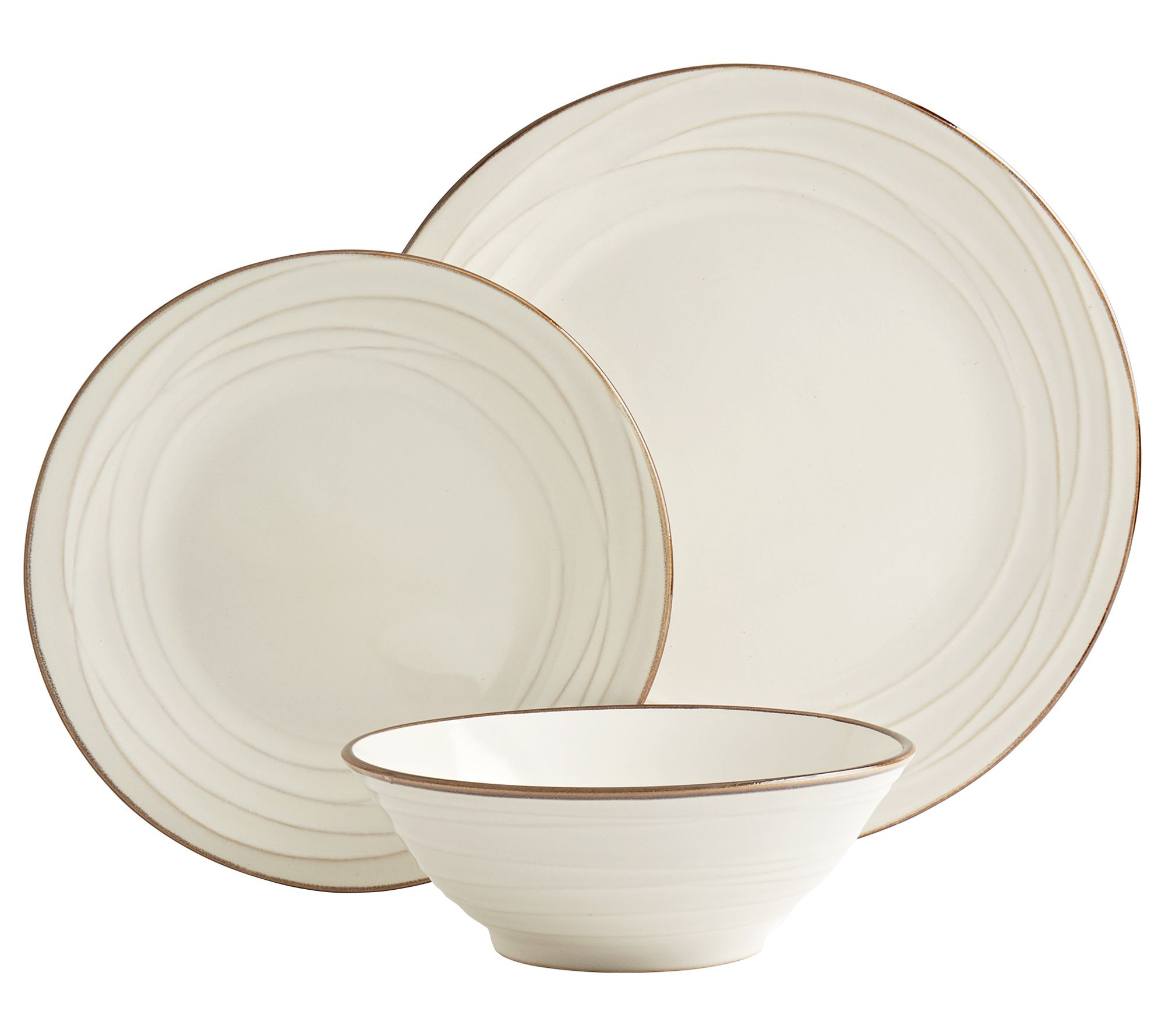 Tabletops Unlimited 12-Piece Olivia DinnerwareSet