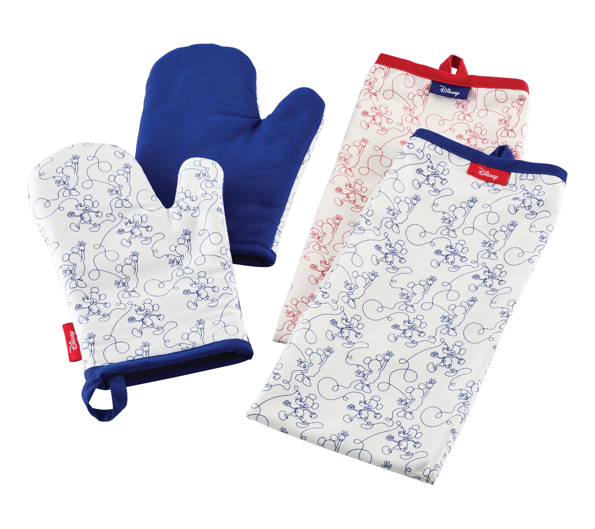 Disney Home Bon Voyage Oven Mitt & Kitchen Towe l 4-Piece Set