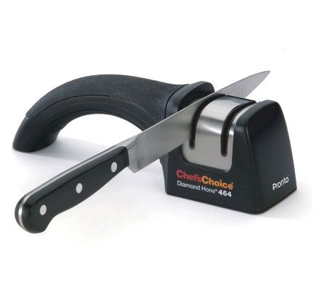 Chefologist 3-Stage Knife Sharpener with Scissor Sharpener on QVC 