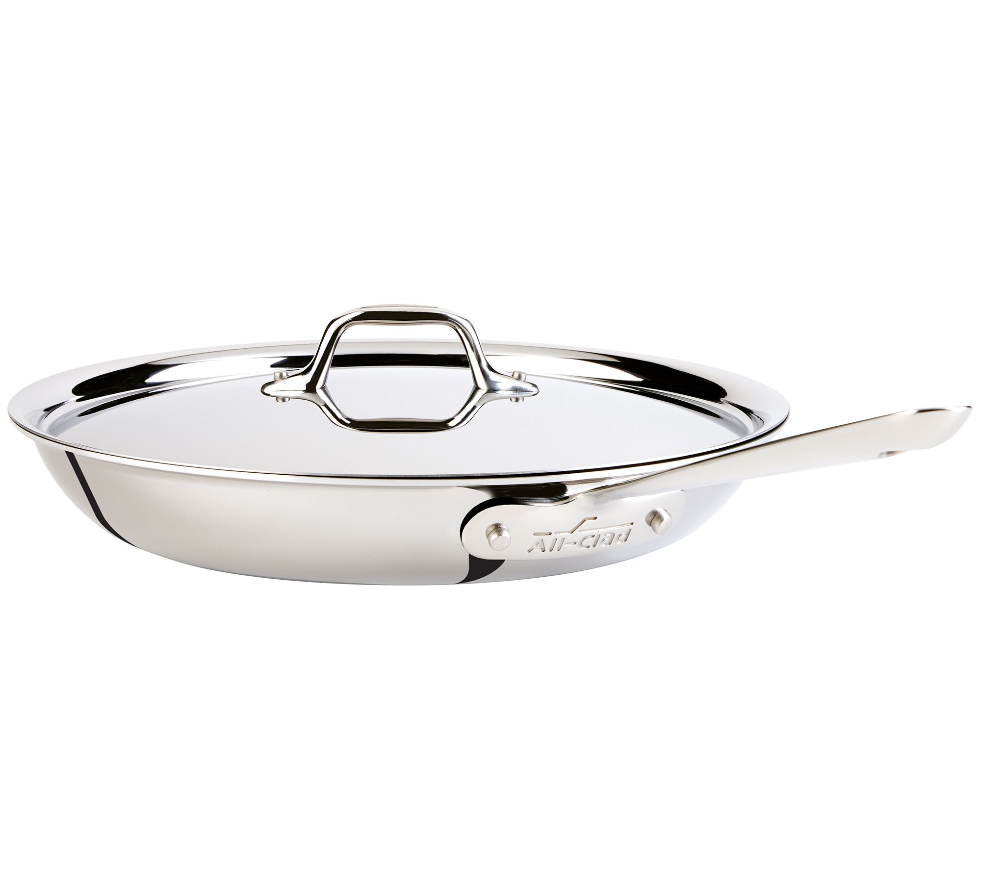 All-Clad Stainless Steel 12 Covered Fry Pan 