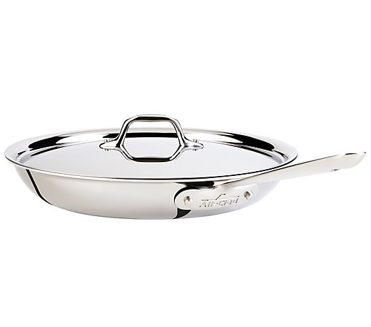 All-Clad Stainless Steel 12" Covered Fry Pan