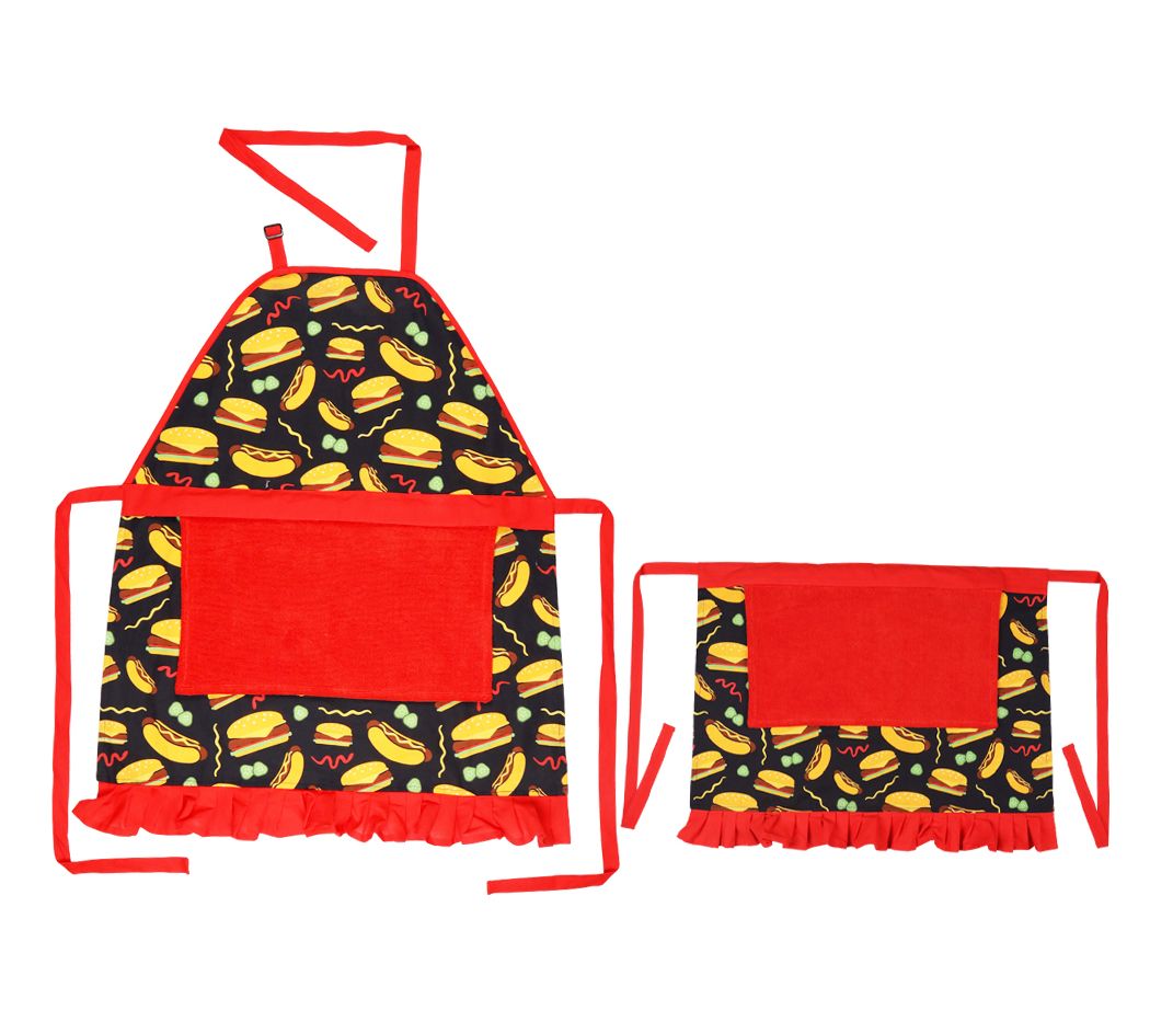 Temp-tations Seasonal Grill & Frill Apron Duo